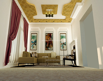 CLASSICAL DRAWING ROOM INTERIOR