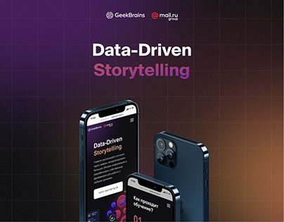 Data-Driven Storytelling – Landing Page