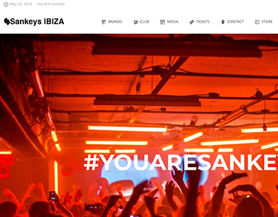 Sankeys Ibiza Website