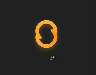Splitr app logo design