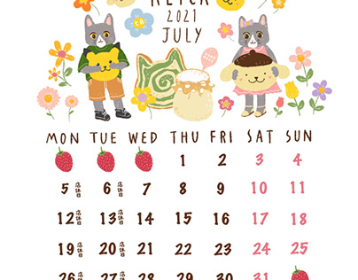 Keica’s July Calendar