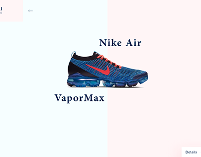 Nike Vapormax Landing Page