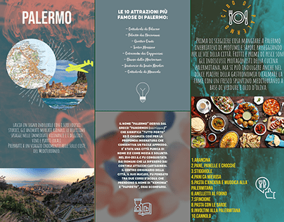A brochure of Palermo,Italy