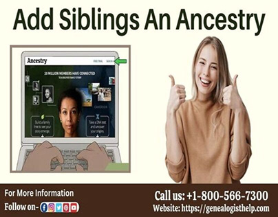 How to add siblings on ancestry?