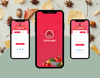 Food Delivery Sign Up & Sign In Page