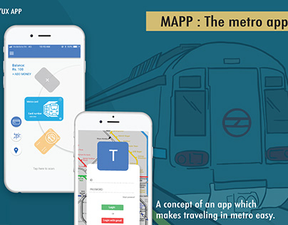 Metro App | UI/UX | Interaction Design