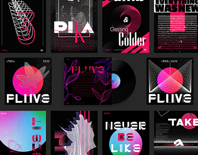 Project thumbnail - FLUME / album redesign