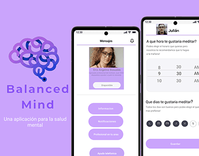 Case study, UX/UI Balanced Mind