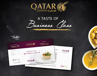 Qatar Airways Culinary Event Design