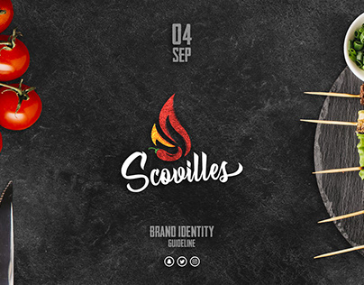 Scovilles Restaurant Logo & Brand Identity Design