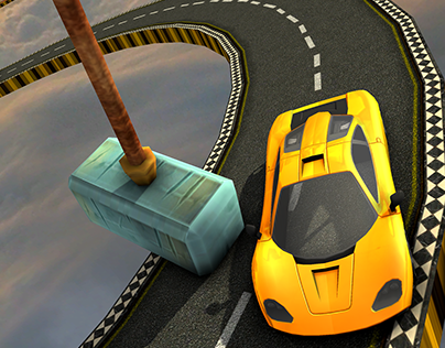 impossible car stunt racing 3d