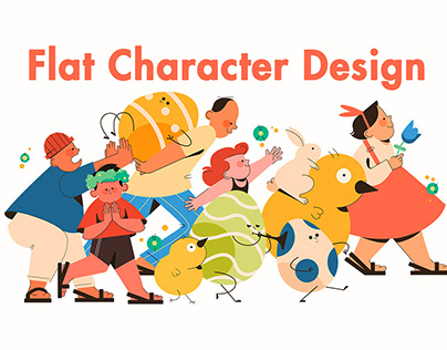 Flat Character Design | Vector illustration