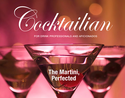 Cocktailian (beverage alcohol magazine concept