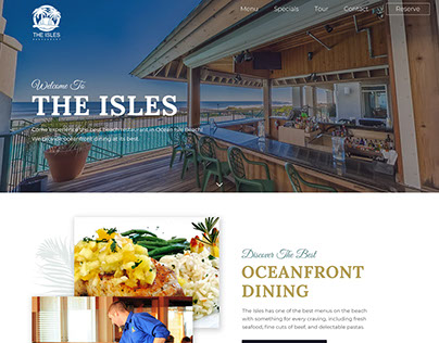 Isles Restaurant Website