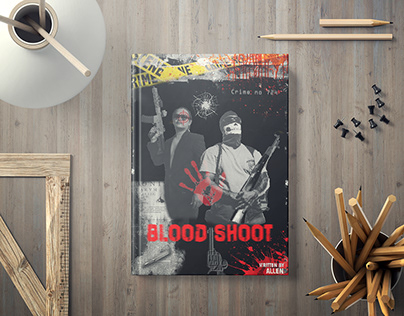Book Cover Design With Grunge Style