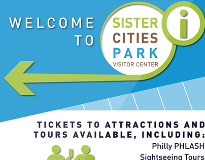 Outdoor Signage - Sister Cities Park Visitor Center 