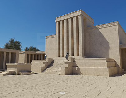 Barran temple Sheba kingdom Yemen