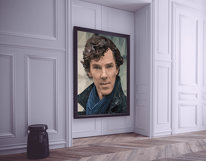 Sherlock Holmes Portrait (Benedict Cumberbatch)