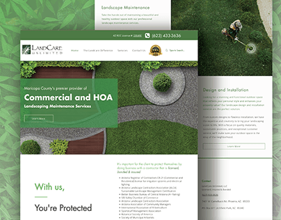Landcare Unlimited - Website Design