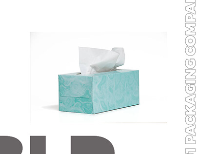 Square tissue box cover-Box Label Packaging