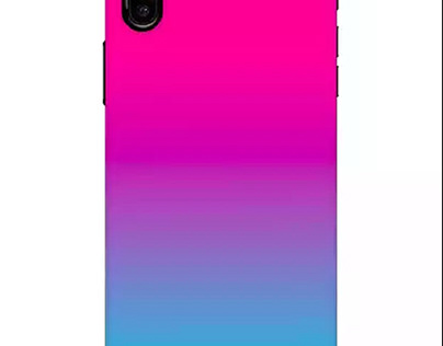 Pink And Blue Gradient Mobile Cover