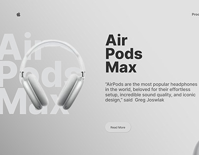 Air Pods Max UI Design