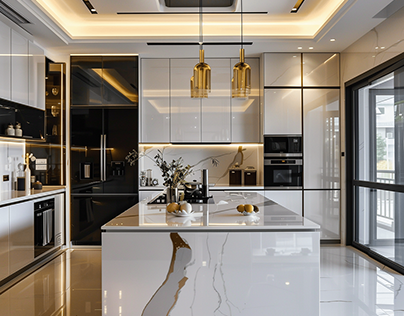 "sophistication with our latest kitchen design 🌟.