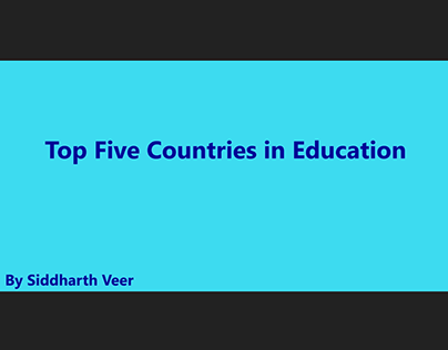 Infographics Video - Top 5 Countries on education