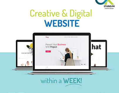 Creative and Digital website within a week!