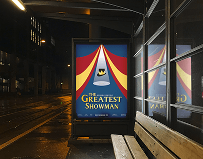 The Greatest Showman movie poster design (rework)