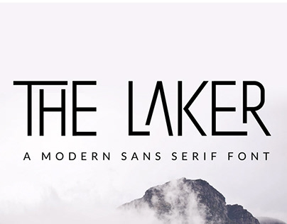 The Laker - Ligature Sans Serif Font