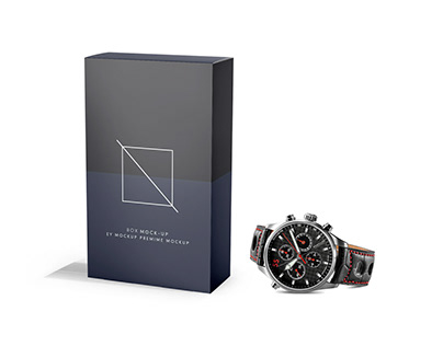 Brand Watch Box Mockup