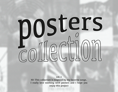 Posters Collection v.1 | songs
