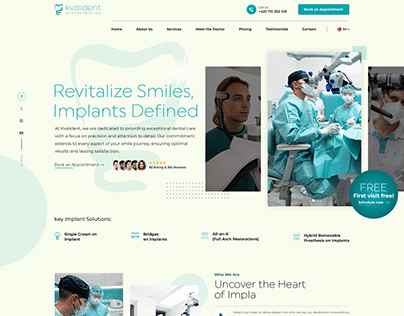 Next-Gen Dental Clinic Website