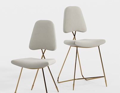 Maxime Chair and Maxime Counter Stool by Jonathan Adler
