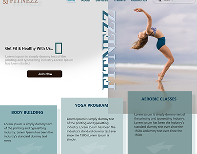Fitness web site