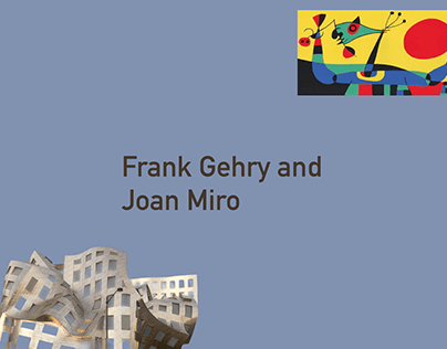Illustration inspired by Joan Miró and Frank Gehry
