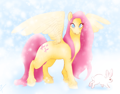 Fluttershy and Angle (from MLP gen4)