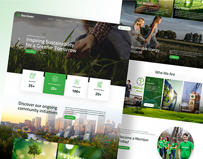 Project thumbnail - Green Initiative Website Design