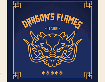 Dragon's Flames Package Design