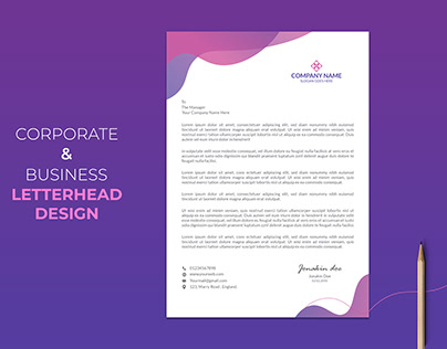 Professional & corporate letterhead design