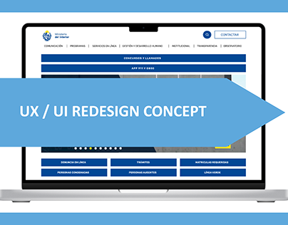Ministerio del Interior | UX/UI Redesign Concept