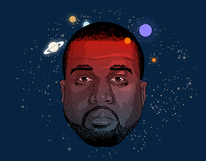 Kanye West the spaceman