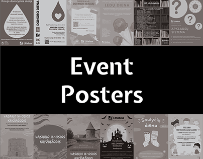 Collection of Posters for Events and Initiatives