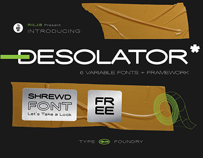 Desolator - Font Family (Free Font)