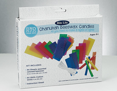Chanukah Beeswax Candle Box
