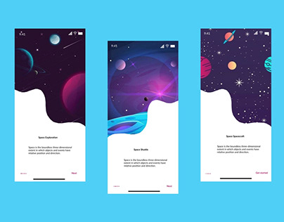 Space mobile desing app