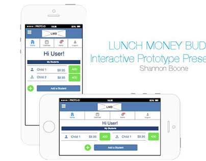 Lunch Money Buddy Prototype App