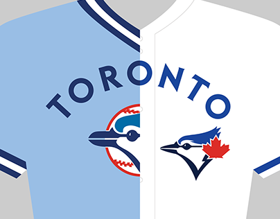 Toronto Blue Jays Brand Evolution Illustrations