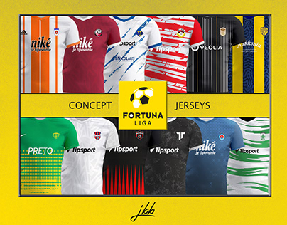 Fortuna Liga Jersey Concept (2023 redesign)